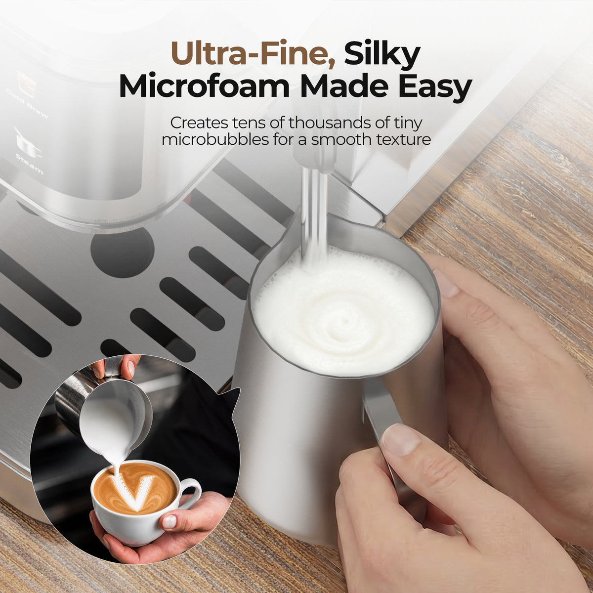 VIOMI T1B Pro 20-Bar 2in1 Espressomaschine