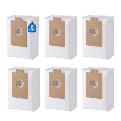6er-Pack Ersatz-Staubbeutel für Vortex Akku-Staubsauger