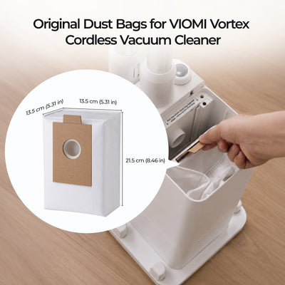 10er-Pack Ersatz-Staubbeutel für Vortex Akku-Staubsauger